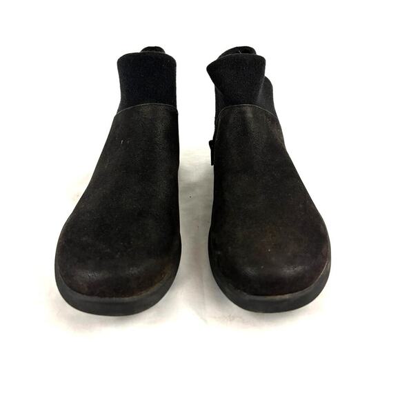 Clarks CloudSteppers Black Suede Ankle Boots Shoes - SILLIAN 2.0 RISE Size 8.5 - Picture 6 of 12